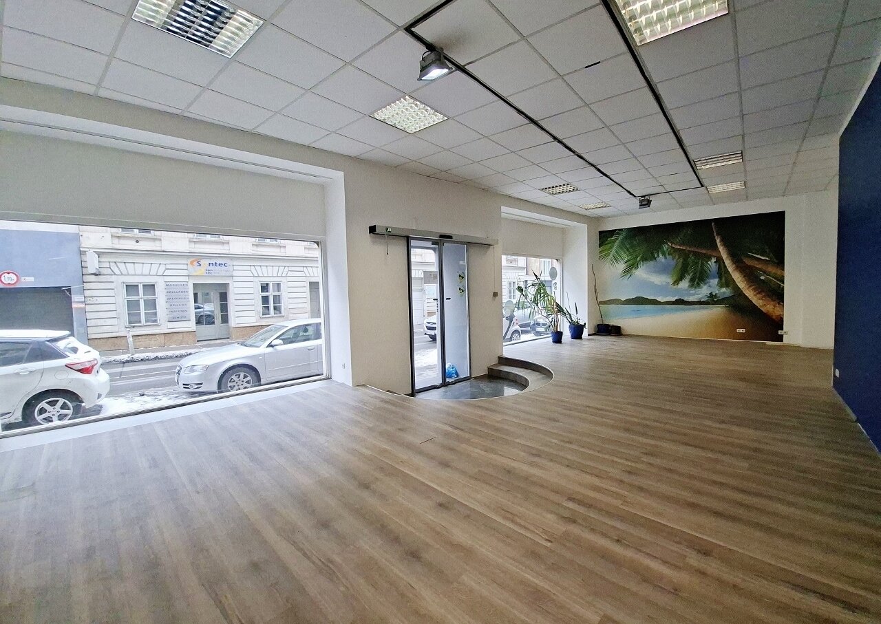Vielseitig nutzbares 126m² Geschäftslokal in Toplage - mit Auslage – 1070 Wien Vielseitig nutzbares 126m² Geschäftslokal in Toplage - mit Auslage – 1070 Wien